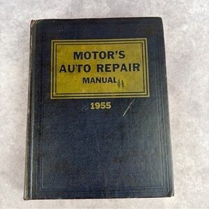 Auto Repair Manual 1955 - Blue Cover